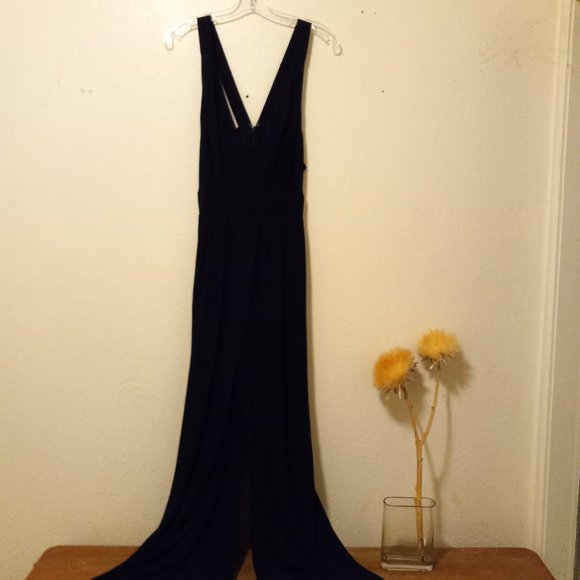 Madewell Pants - NWT Madewell V-Back Covered Button Front Wide Leg Sleeveless Jumpsuit- Sz 10 NYE